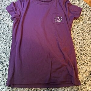 Ivory Ella Purple Short Sleeve Tee